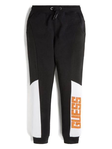 Pantaloni Cu Logo Negru Jet (7-14) Guess
