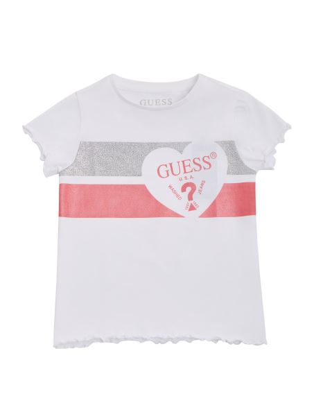 Tricou Cu Logo-ul Guess True White Heart (2-7)